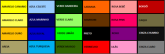 2 - Tabela de cores